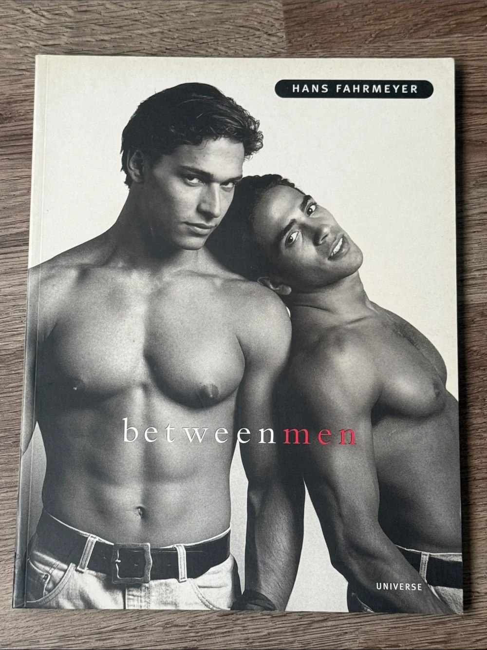 Vintage 1998 Between Men Photography Book by Hans Fahrmeyer (Universe)